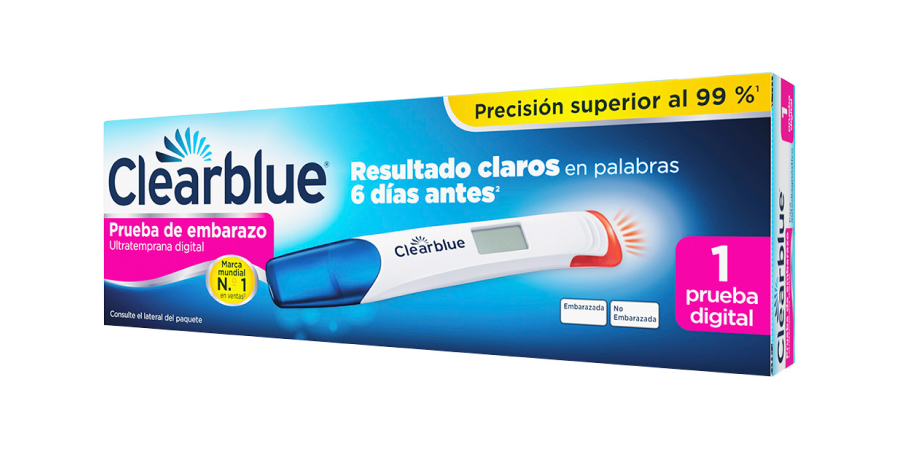 Prueba de embarazo Ultratemprana digital Clearblue